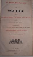 "The Potable Family Folio Bible", Glasgow 1855 (2 of 4) "The Potable Family Folio Bible", Glasgow 1855 (2 of 4)