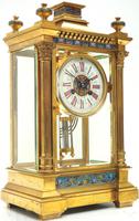 Antique French Table Regulator with Compensating Pendulum 8 Day 4 Glass Mantel Clock (7 of 12) Antique French Table Regulator with Compensating Pendulum 8 Day 4 Glass Mantel Clock (7 of 12)