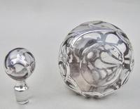 Exquisite Overlay Sterling Silver & Glass Scent Bottle c.1900 (8 of 8) Exquisite Overlay Sterling Silver & Glass Scent Bottle c.1900 (8 of 8)