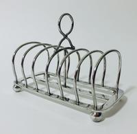 Large Antique Six Division Solid Silver Toast Rack (3 of 10) Large Antique Six Division Solid Silver Toast Rack (3 of 10)