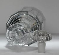 Early Victorian heavily cut cylinder or Nelson decanter (2 of 3) Early Victorian heavily cut cylinder or Nelson decanter (2 of 3)