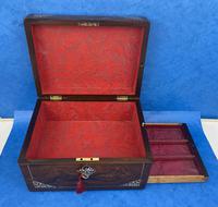 William IV Rosewood Jewellery Box Inlaid with Beautiful Mother of Pearl (12 of 14) William IV Rosewood Jewellery Box Inlaid with Beautiful Mother of Pearl (12 of 14)