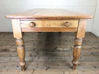 Victorian Antique Pine Farmhouse Kitchen Table (9 of 10) Victorian Antique Pine Farmhouse Kitchen Table (9 of 10)