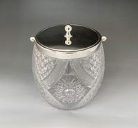 Superb Silver Mounted Victorian Biscuit Barrel (3 of 7) Superb Silver Mounted Victorian Biscuit Barrel (3 of 7)