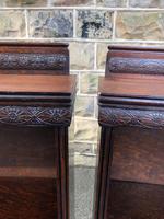 Pair of Antique Oak Open Bookcases (2 of 10) Pair of Antique Oak Open Bookcases (2 of 10)