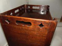 George III Mahogany Tray Top Bedside Cabinet (4 of 9) George III Mahogany Tray Top Bedside Cabinet (4 of 9)