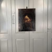 Antique Georgian oil painting portrait of dark haired bearded gentleman (2 of 11) Antique Georgian oil painting portrait of dark haired bearded gentleman (2 of 11)