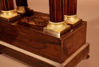 A Very Stylish Charles X Rosewood/Palisandre Inlaid With Lemon Wood and Ormolu Portico Clock Circa: 1830 (10 of 15) A Very Stylish Charles X Rosewood/Palisandre Inlaid With Lemon Wood and Ormolu Portico Clock Circa: 1830 (10 of 15)