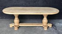 Bleached Oak Farmhouse Dining Table (9 of 12) Bleached Oak Farmhouse Dining Table (9 of 12)
