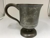 Antique Georgian Pint Pewter Tankard c.1820 (6 of 6) Antique Georgian Pint Pewter Tankard c.1820 (6 of 6)