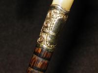 Antique Repousse Gold Plated Umbrella with Black Canopy by Kendall (16 of 16) Antique Repousse Gold Plated Umbrella with Black Canopy by Kendall (16 of 16)