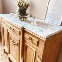 Large French Sideboard / Vintage Marble Sideboard / Buffet (4 of 7) Large French Sideboard / Vintage Marble Sideboard / Buffet (4 of 7)