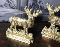 Pair of Victorian Cast Brass Stags (4 of 9) Pair of Victorian Cast Brass Stags (4 of 9)