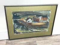 Scottish Mixed Media Painting Cottages in Ayrshire Signed Robert Sinclair Thomson 1915-1983 ARSA, RSW (19 of 27) Scottish Mixed Media Painting Cottages in Ayrshire Signed Robert Sinclair Thomson 1915-1983 ARSA, RSW (19 of 27)
