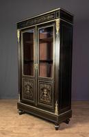 French Napoleon III Inlaid Brass Bookcase (10 of 11) French Napoleon III Inlaid Brass Bookcase (10 of 11)
