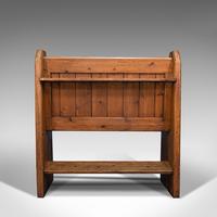 Antique Love Seat, English, Pine, Bench, Pew, Ecclesiastic Taste, Victorian (6 of 12) Antique Love Seat, English, Pine, Bench, Pew, Ecclesiastic Taste, Victorian (6 of 12)