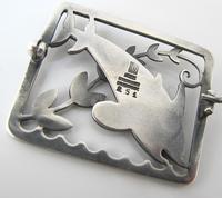 Beautiful Georg Jensen Vintage Silver Arno Malinowski Dolphin Design Brooch c.1930 (3 of 3) Beautiful Georg Jensen Vintage Silver Arno Malinowski Dolphin Design Brooch c.1930 (3 of 3)