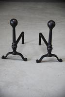 Large Cast Iron Andirons (8 of 12) Large Cast Iron Andirons (8 of 12)