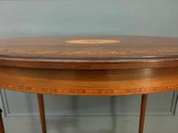 Fine Quality Oval Inlaid Mahogany Occasional Table (12 of 16) Fine Quality Oval Inlaid Mahogany Occasional Table (12 of 16)