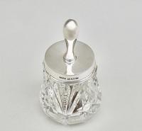Elegant George V Silver Mounted Cut Glass Glue Pot by Henry Williamson - Birmingham 1913 (2 of 6) Elegant George V Silver Mounted Cut Glass Glue Pot by Henry Williamson - Birmingham 1913 (2 of 6)