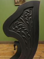 Antique Art Nouveau Black Writing Bureau Desk with Carvings, Lockable, Gothic (11 of 23) Antique Art Nouveau Black Writing Bureau Desk with Carvings, Lockable, Gothic (11 of 23)
