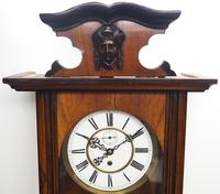 Antique Rocket Cased Single Weight Walnut 8-Day Vienna Regulator Wall Clock (8 of 14) Antique Rocket Cased Single Weight Walnut 8-Day Vienna Regulator Wall Clock (8 of 14)