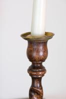 Pair of 1930's Oak Spiral Turned Candlesticks (8 of 11) Pair of 1930's Oak Spiral Turned Candlesticks (8 of 11)