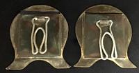 Pair of Brass Art Nouveau Easel Photo Frames (4 of 4) Pair of Brass Art Nouveau Easel Photo Frames (4 of 4)