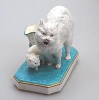 Highly Unusual Novelty Frightened Cat Porcelain Striker / Match Holder 19th Century (7 of 13) Highly Unusual Novelty Frightened Cat Porcelain Striker / Match Holder 19th Century (7 of 13)