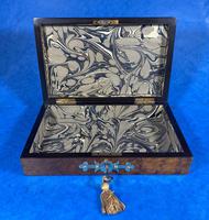Victorian Brass Bound Burr Walnut Card Box (10 of 11) Victorian Brass Bound Burr Walnut Card Box (10 of 11)