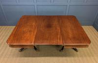 George IV Mahogany Twin Pillar Dining Table (4 of 15) George IV Mahogany Twin Pillar Dining Table (4 of 15)