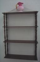 Attractive Set of French Walnut Wall Shelves c.1890 (3 of 4) Attractive Set of French Walnut Wall Shelves c.1890 (3 of 4)