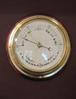 Antique Brass Bulkhead Marine Barometer (6 of 6) Antique Brass Bulkhead Marine Barometer (6 of 6)