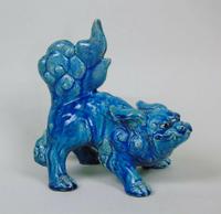 Antique Chinese Blue Glaze Kylin Fo Dog (2 of 7) Antique Chinese Blue Glaze Kylin Fo Dog (2 of 7)