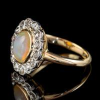Antique Edwardian Opal Diamond Ring 18ct Gold Platinum 1.80ct Opal Circa 1910 (6 of 7) Antique Edwardian Opal Diamond Ring 18ct Gold Platinum 1.80ct Opal Circa 1910 (6 of 7)