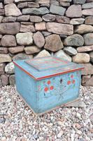 Swedish 'folk art' original blue paint box from hälsingland region, 1847. (10 of 26) Swedish 'folk art' original blue paint box from hälsingland region, 1847. (10 of 26)