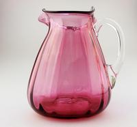 Unusual Formed Victorian English Cranberry Jug 19th Century (6 of 10) Unusual Formed Victorian English Cranberry Jug 19th Century (6 of 10)
