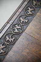 Arts & Crafts Carved Oak Drop Leaf Table (9 of 12) Arts & Crafts Carved Oak Drop Leaf Table (9 of 12)