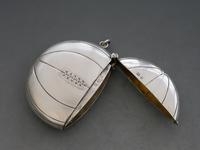 Edwardian Novelty Silver Association Football Vesta Case, by Henry Williamson Ltd, Birmingham, 1906 (6 of 12) Edwardian Novelty Silver Association Football Vesta Case, by Henry Williamson Ltd, Birmingham, 1906 (6 of 12)