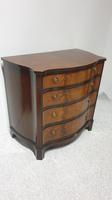 Serpentine Mahogany Chest of Four Drawers (7 of 7) Serpentine Mahogany Chest of Four Drawers (7 of 7)