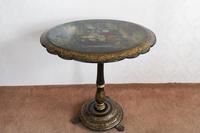 Early 19th Century Hand Painted Papier-mâché Table (5 of 5) Early 19th Century Hand Painted Papier-mâché Table (5 of 5)