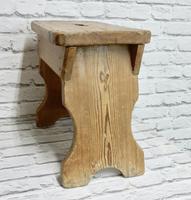 Slab Sided Country Pine Stool (3 of 5) Slab Sided Country Pine Stool (3 of 5)