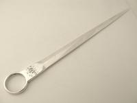 Ring-capped George III silver meat skewer William Eley William Fearn & William Chawner London 1810 (4 of 6) Ring-capped George III silver meat skewer William Eley William Fearn & William Chawner London 1810 (4 of 6)