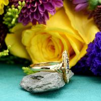 The Antique Edwardian 1905 Sapphire & Diamond Navette Gold Ring (3 of 7) The Antique Edwardian 1905 Sapphire & Diamond Navette Gold Ring (3 of 7)