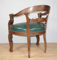 Carved Oak Victorian Desk Chair (4 of 9) Carved Oak Victorian Desk Chair (4 of 9)