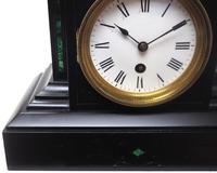 Amazing French Slate Mantel Clock Timepiece Mantle Clock with Machilite Inlay (3 of 11) Amazing French Slate Mantel Clock Timepiece Mantle Clock with Machilite Inlay (3 of 11)