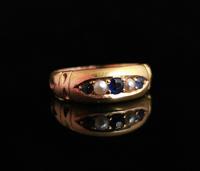 Victorian Sapphire & Pearl Ring, 15ct Gold (7 of 11) Victorian Sapphire & Pearl Ring, 15ct Gold (7 of 11)