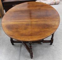 Titmarsh and Goodwin Mahogany Gateleg Table with Drawer (4 of 6) Titmarsh and Goodwin Mahogany Gateleg Table with Drawer (4 of 6)