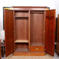 Wardrobe Walnut Mirrored Compactum Armoire Victorian (5 of 5) Wardrobe Walnut Mirrored Compactum Armoire Victorian (5 of 5)