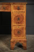 Queen Anne Style Burr Walnut Concave Writing Desk (16 of 18) Queen Anne Style Burr Walnut Concave Writing Desk (16 of 18)